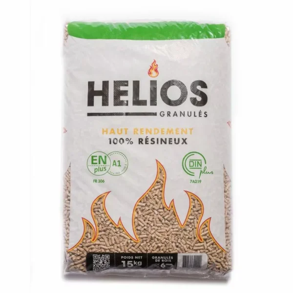 Pellet Helios – 12 Palettensäcke von 15 kg